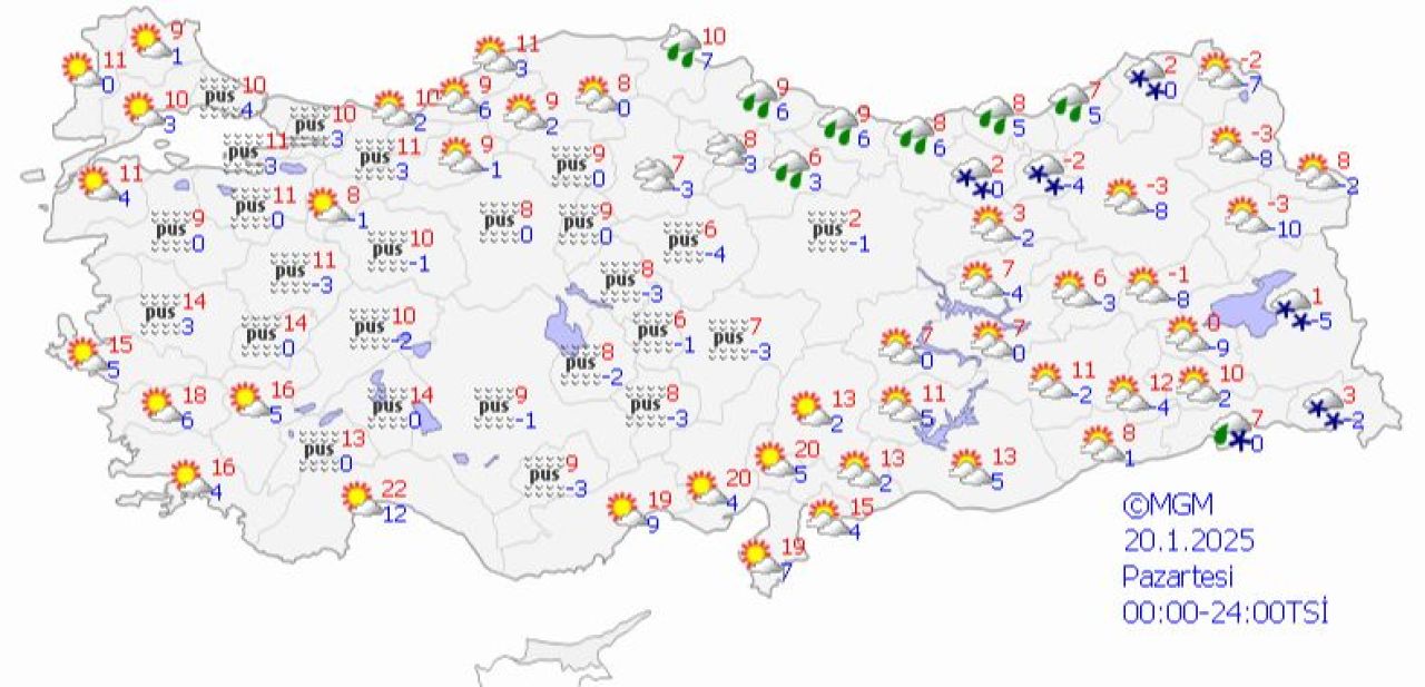 Güneş veda ediyor, kar, yağmur ve soğuk dönüyor! Meteoroloji gün verdi | 20 Ocak hava durumu - 1. Resim