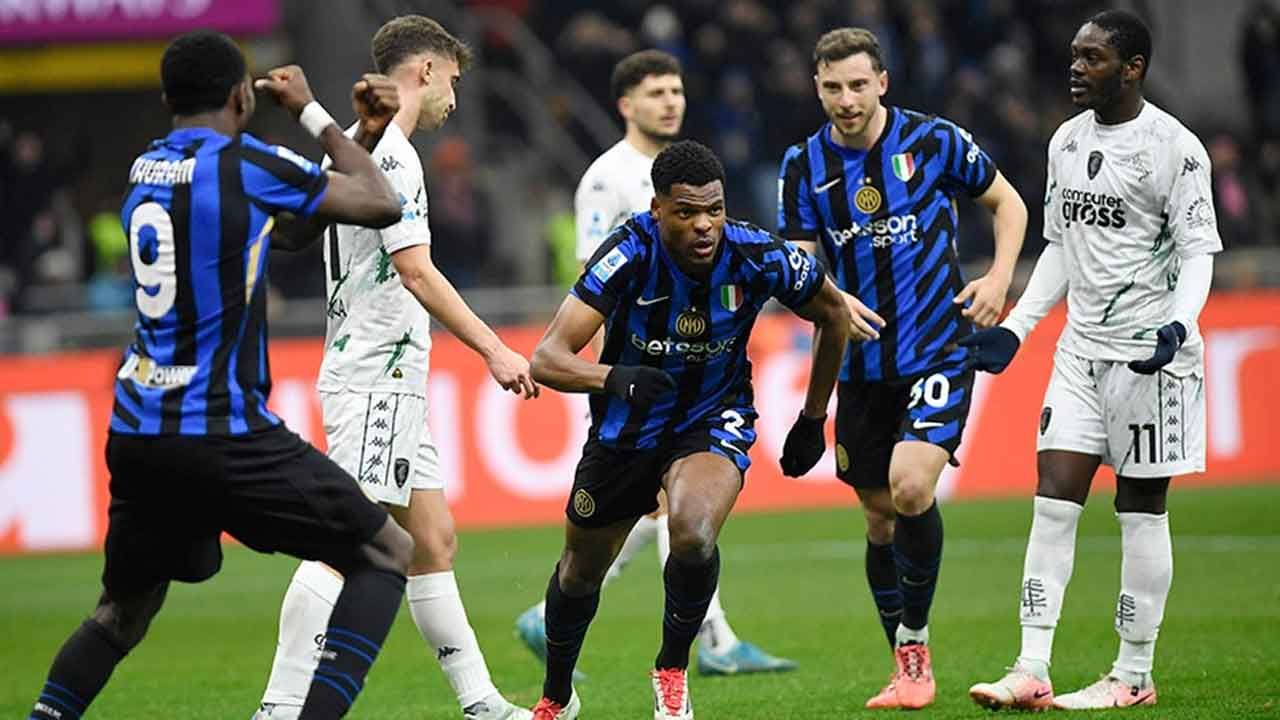 Inter zirve yarışında hata yapmadı: 3 gollü galibiyet! Hakan Çalhanoğlu...