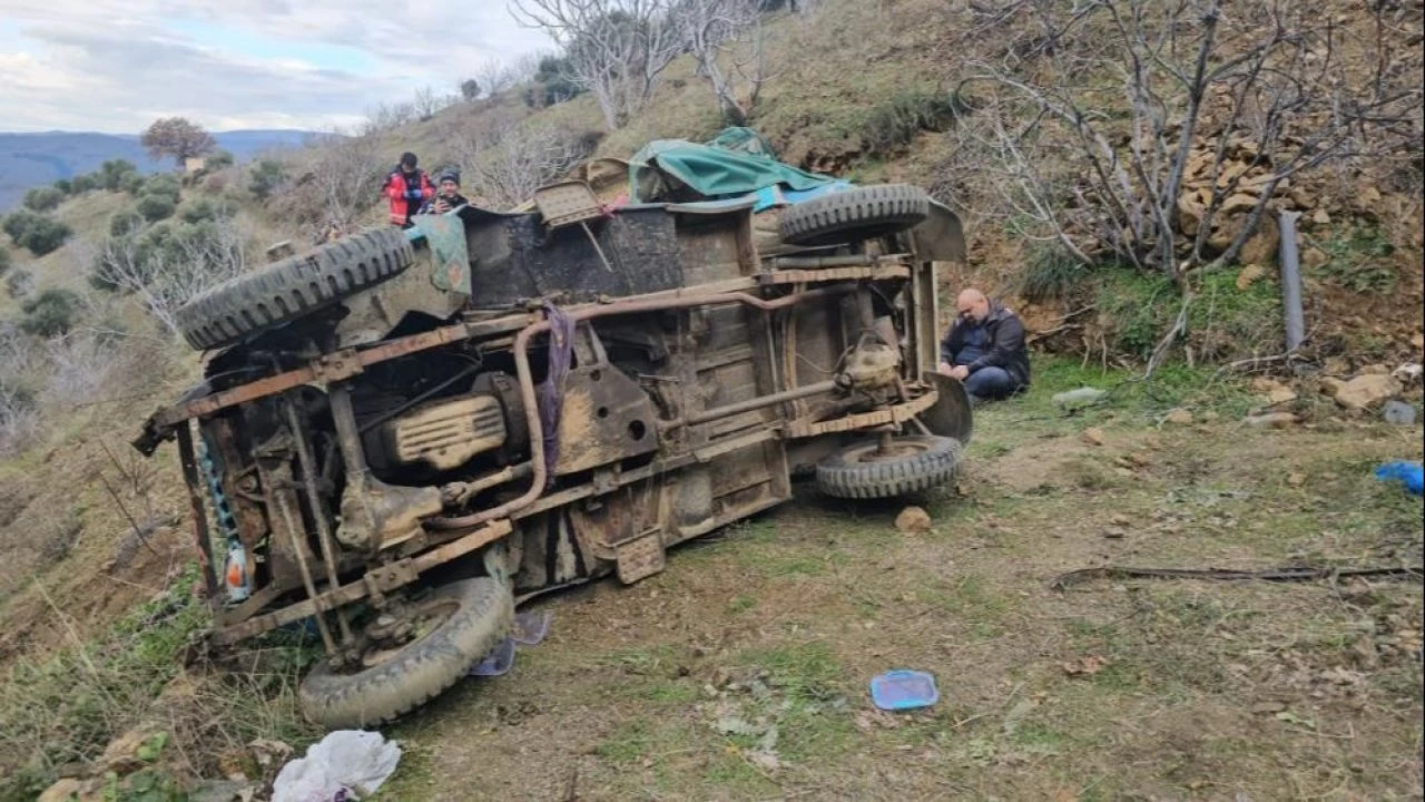 Aydın'da işçileri taşıyan araç uçuruma yuvarlandı: Ölü ve yaralılar var - 2. Resim