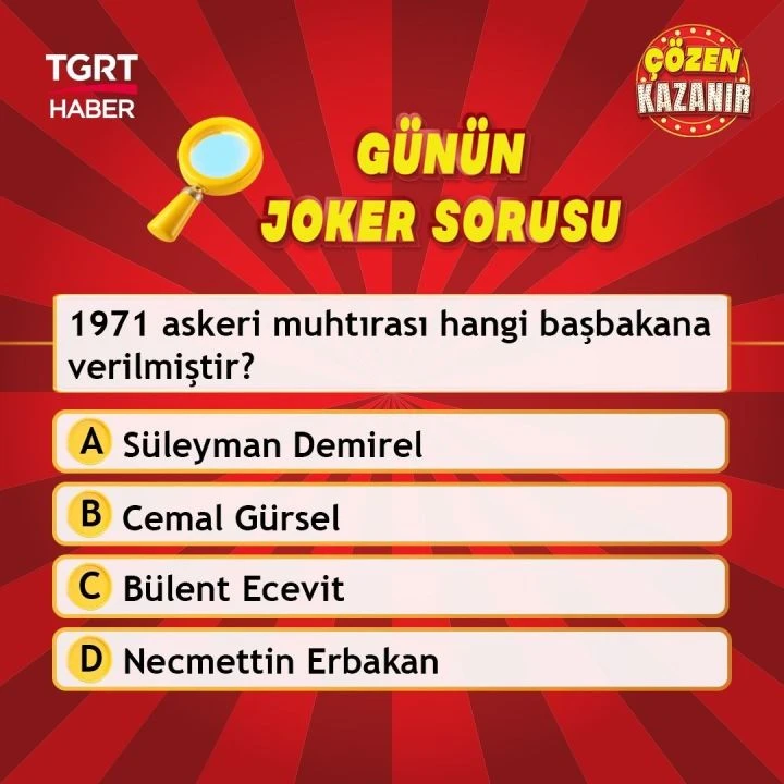 Çözen Kazanır'da günün sorusu belli oldu! (21 Ocak 2025) - 2. Resim