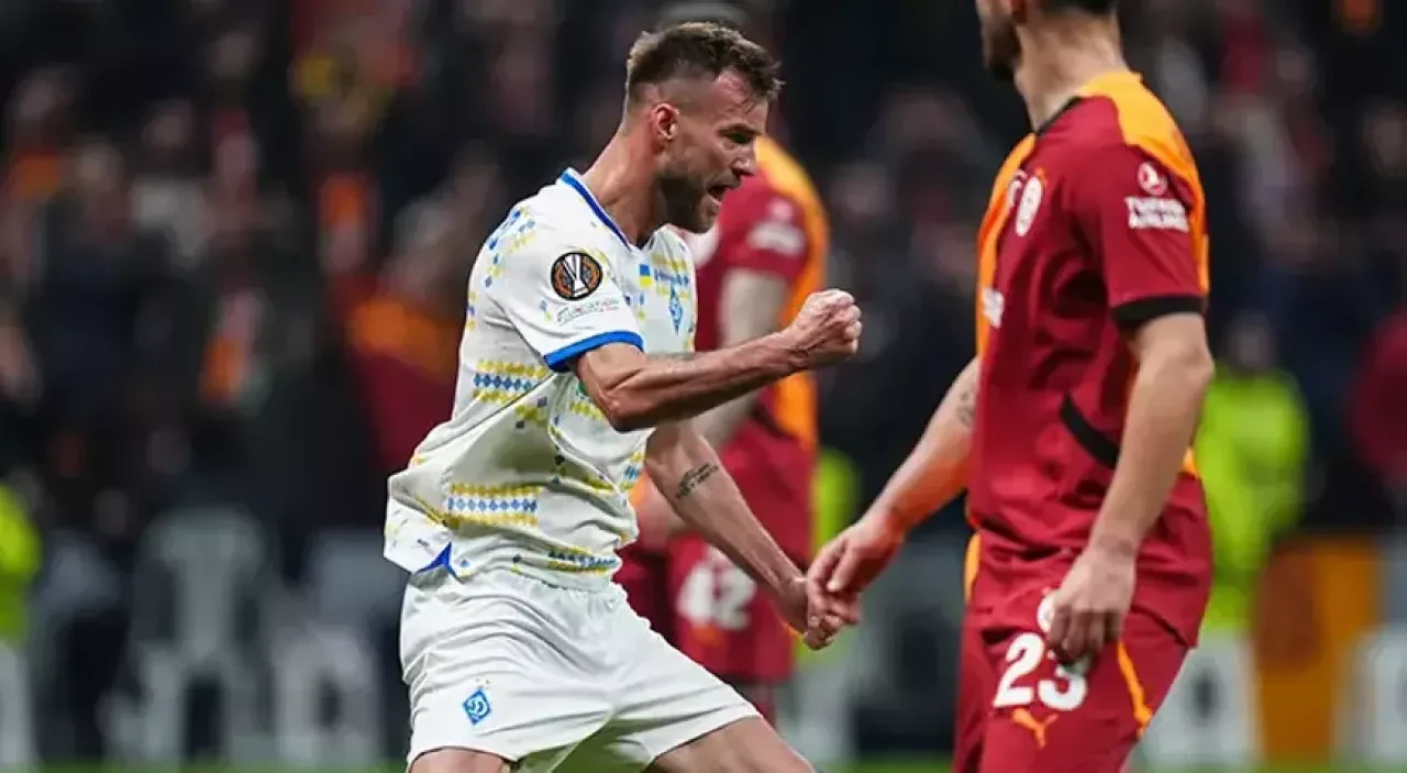 Galatasaray Dinamo Kiev maçı kaç kaç bitti? Galatasaray 2 farklı öne geçtiği maçta beraberlikle yetindi - 1. Resim