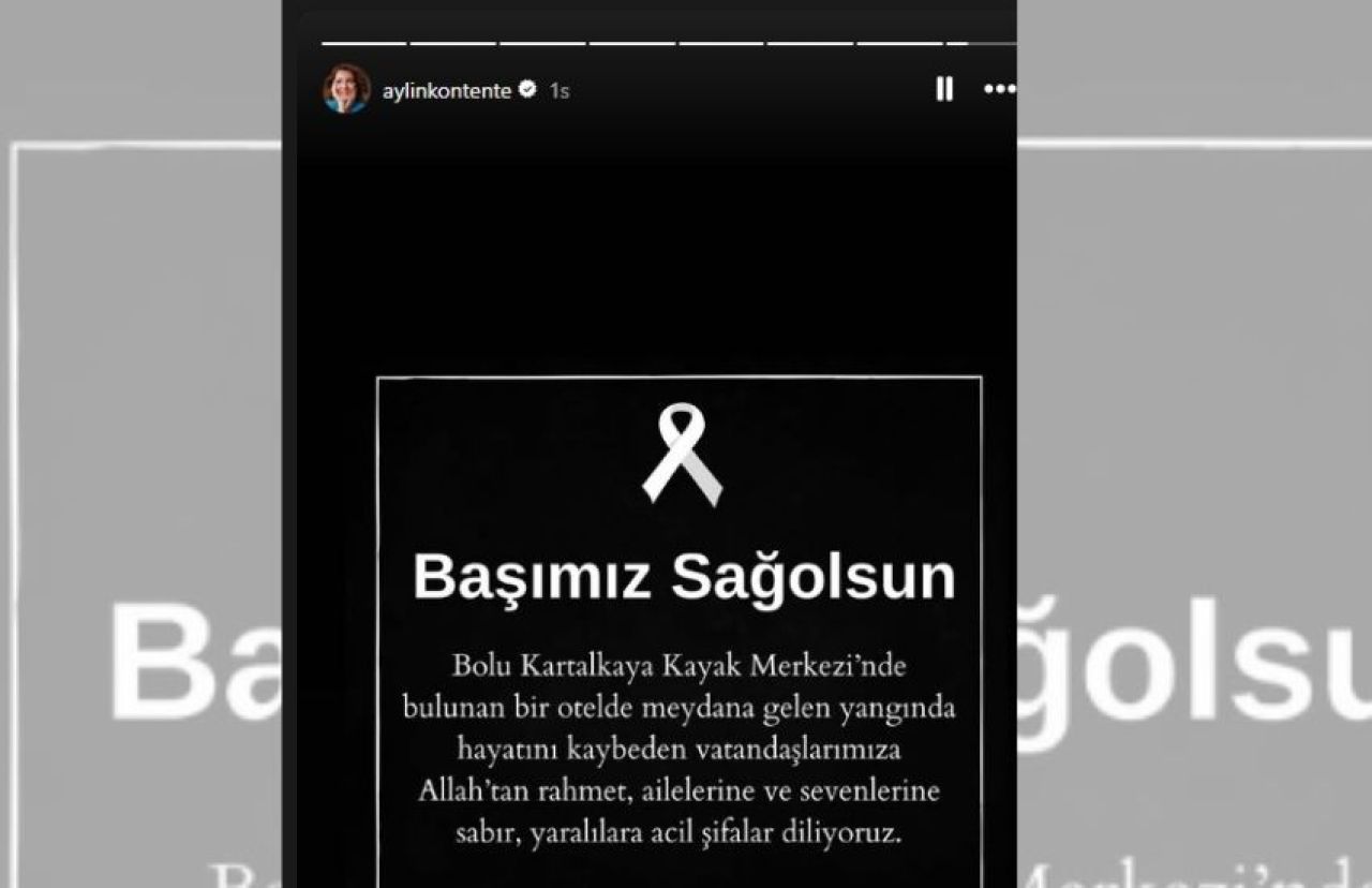 Ünlü isimlerin Kartalkaya'daki yangın faciası üzüntüsü! - 7. Resim