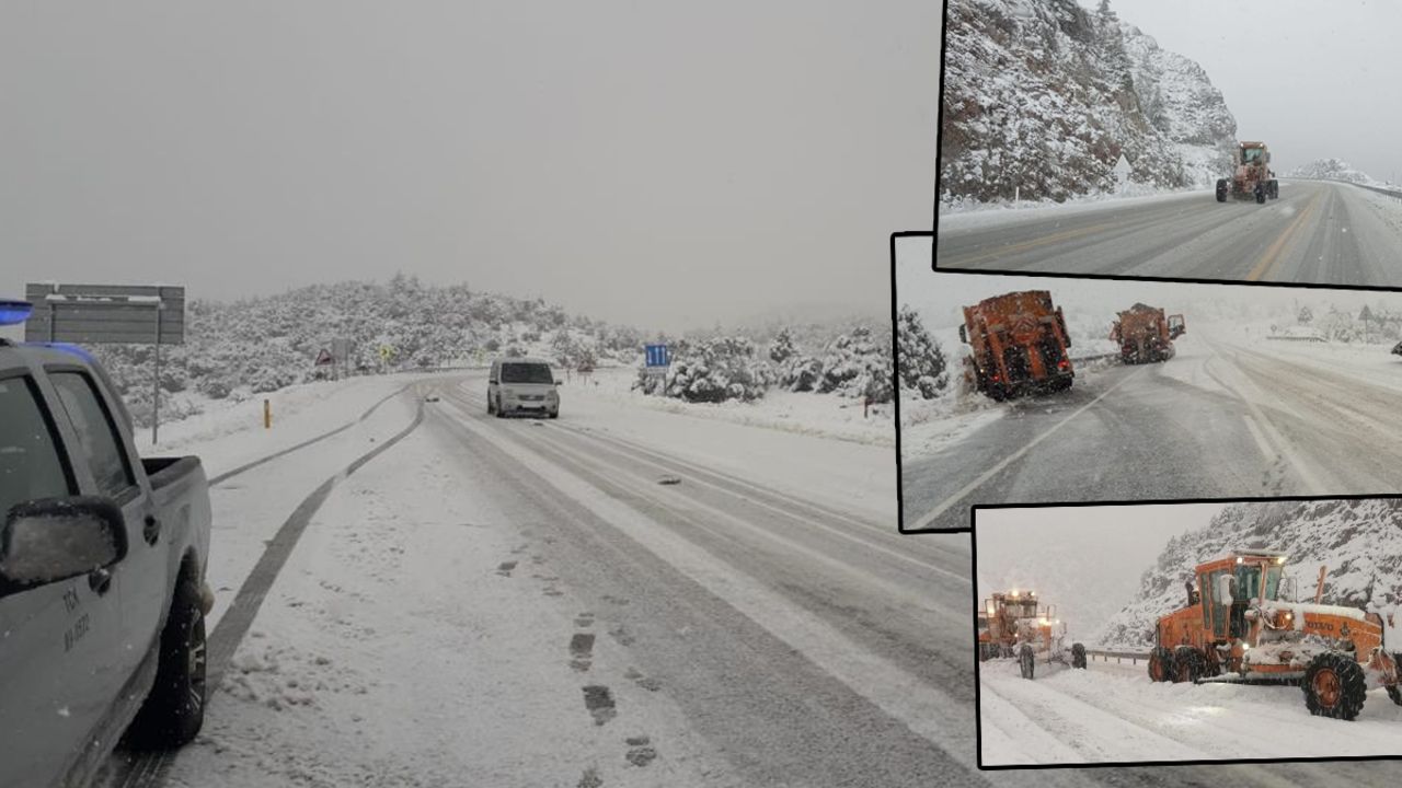 İstanbul karı unuttu, Antalya bile beyaza büründü! Kar kalınlığı 10 cm&#039;yi buldu