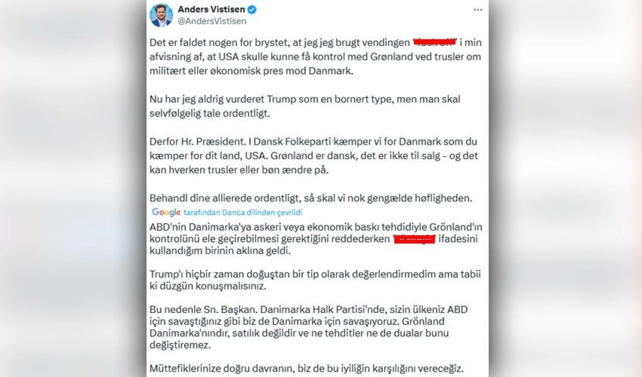Grönland'a göz dikti ortalık karıştı! Danimarkalı siyasetçi Trump'a küfretti - 3. Resim