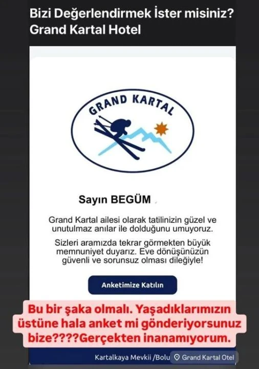 Kartalkaya'da yangın felaketinin yaşandığı otelden pes dedirten mesaj! - 2. Resim