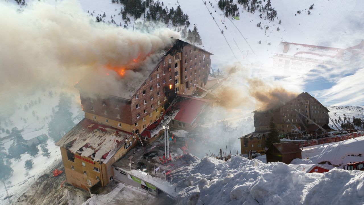 Kartalkaya'daki otel yangını faciası dünyaya o korkunç anları hatırlattı