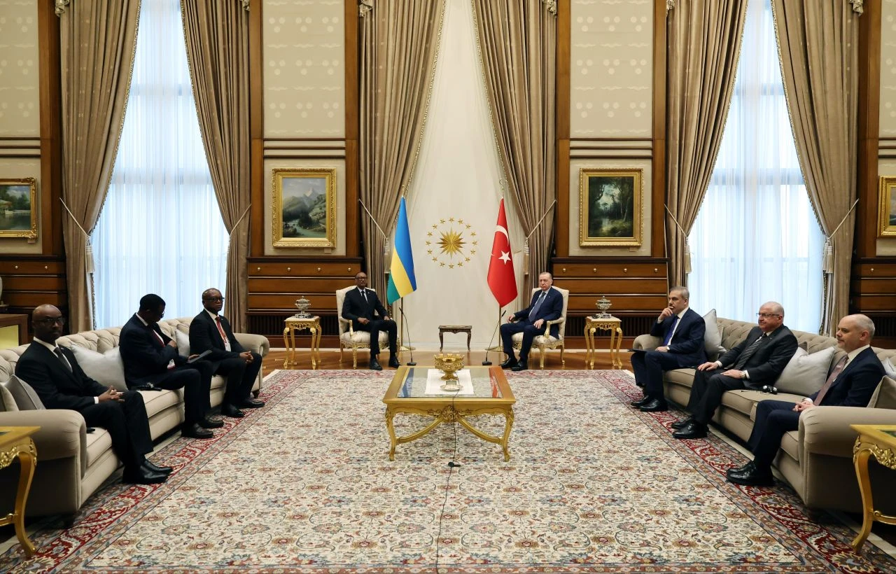 Son dakika | Ruanda Cumhurbaşkanı Ankara'da! Cumhurbaşkanı Erdoğan: İş birliğimiz artacak - 1. Resim
