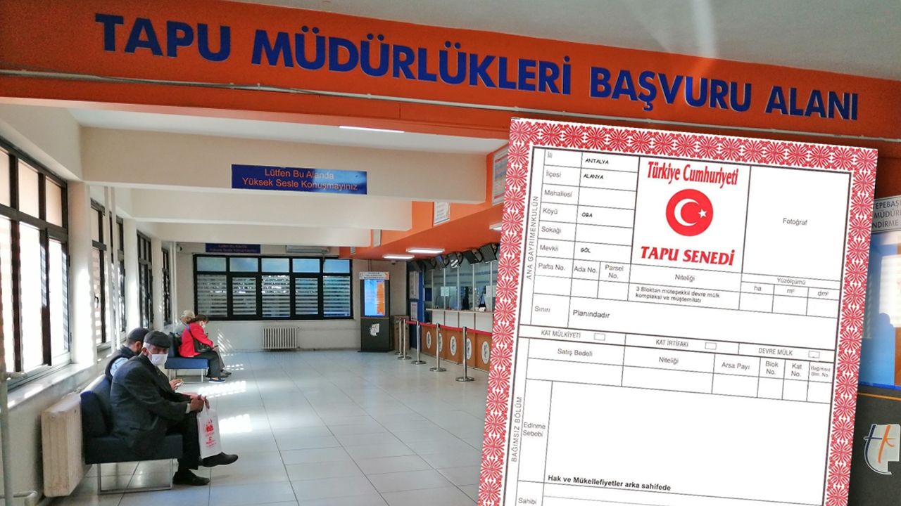 Tapu sahiplerine 15 gün süre tanındı! O belgeyi almak zorunlu