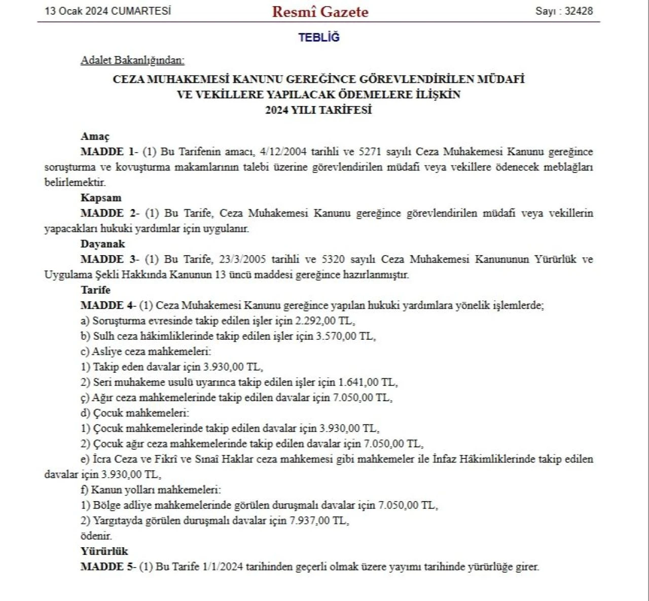 CMK ücret tarifesi ne zaman açıklanacak? Avukatlar 2025 tarifesini bekliyor