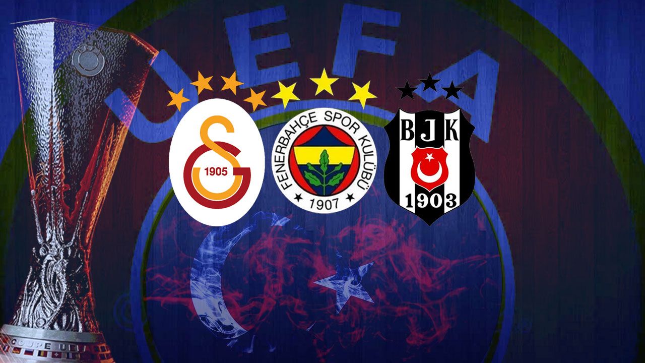 UEFA ülke puanı sıralamasında son durum: Beşiktaş kazandı, Galatasaray ve Fenerbahçe berabere kaldı