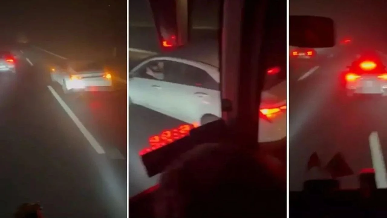 Bakan Yerlikaya'dan otobüsü sıkıştıran magandalarla ilgili paylaşım: Gereği yapıldı - 1. Resim