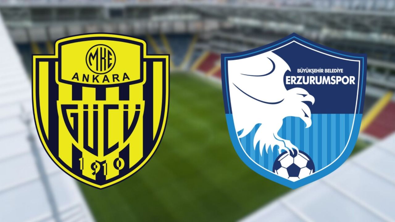 Erzurumspor maçı bugün saat kaçta, hangi kanalda? Ankaragücü ile karşı karşıya gelecek