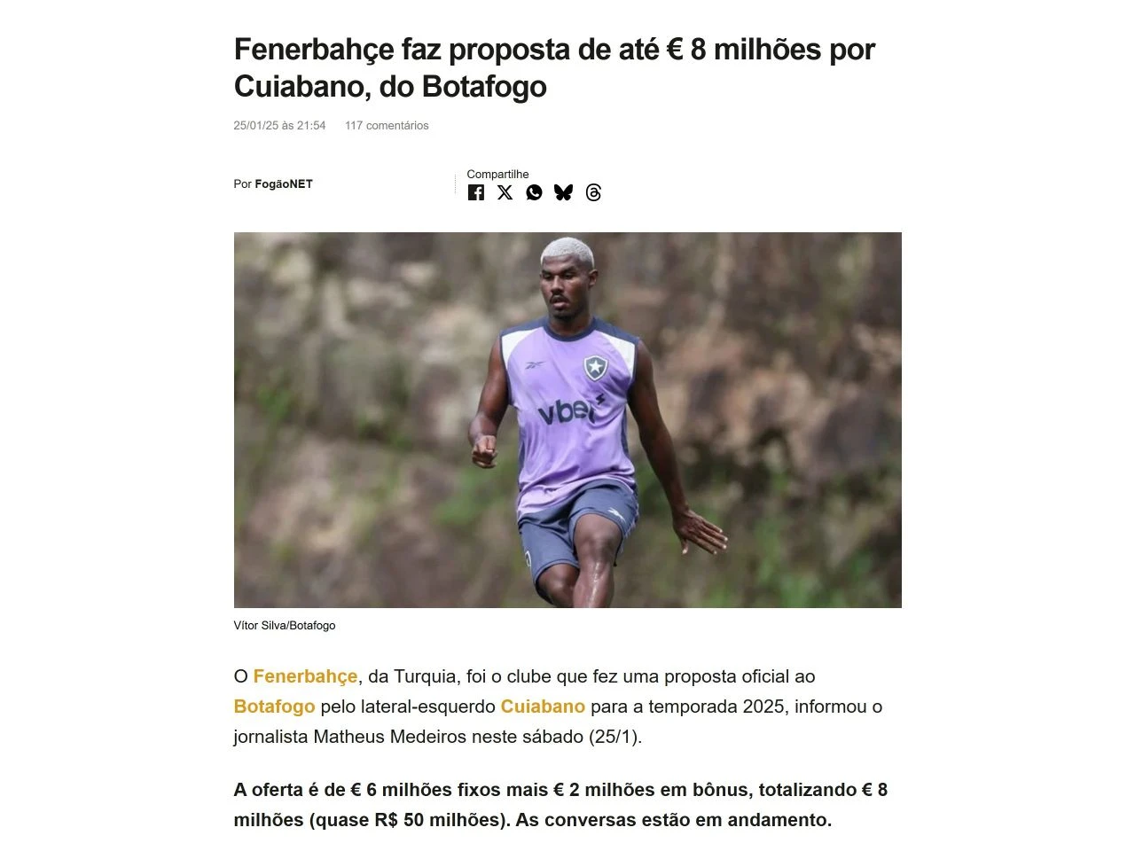 Fenerbahçe'den sol beke sambacı hamlesi! Brezilyalı gazeteci masadaki teklifi yazdı