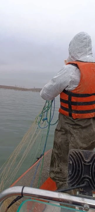 Koçhisar Barajı’ndan çıkanlar pes dedirtti: 3 bin 800 metrelik 'hayalet ağ'