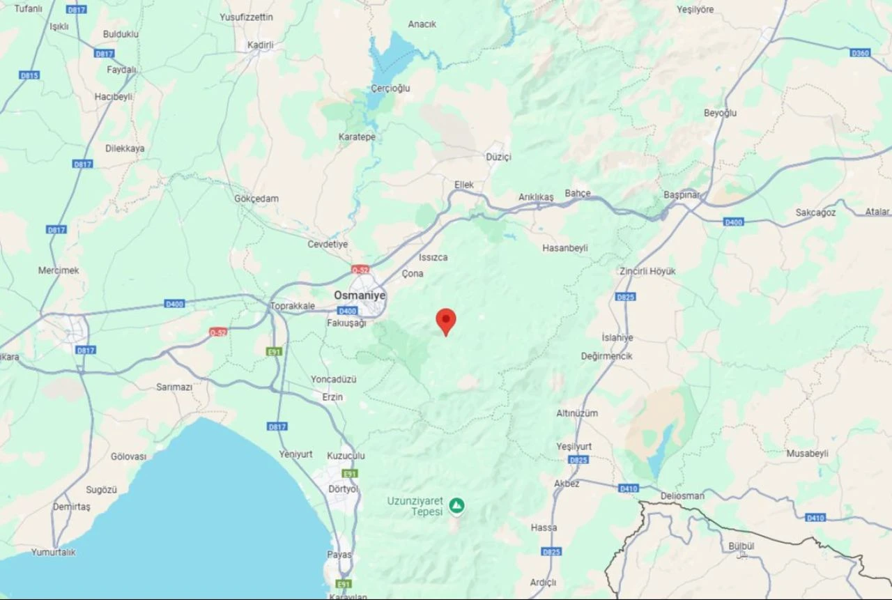 Osmaniye'de deprem oldu! Kandilli verileri açıkladı - 1. Resim
