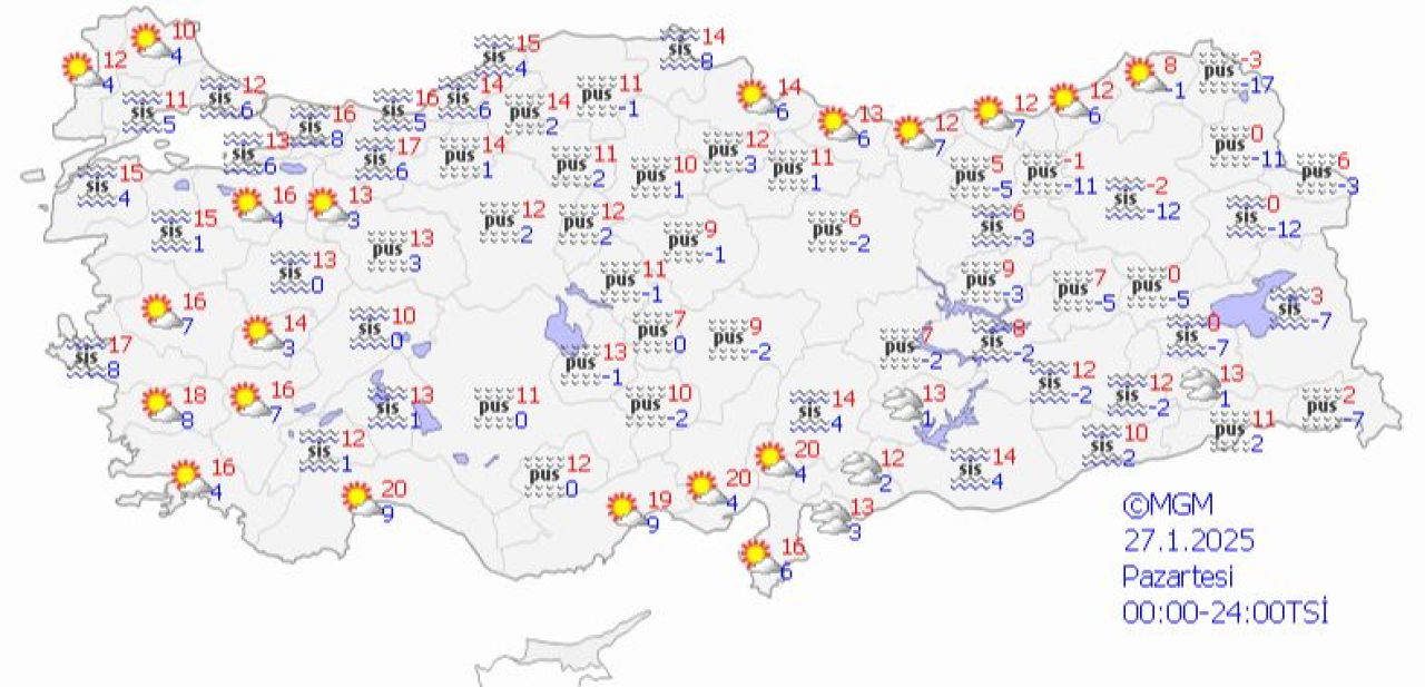 Bugün hava nasıl olacak? Kar beklerken baharı anımsatan günler! 27 Ocak hava durumu - 2. Resim