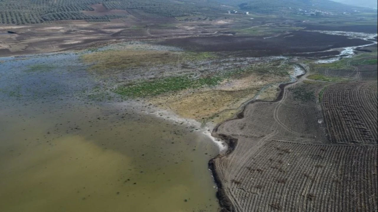 Türkiye'nin en bereketli topraklarında kuraklık alarmı! Barajın suyu metrelerce çekildi
