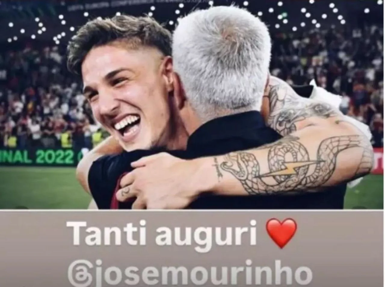 Zaniolo'dan Galatasaray taraftarını öfkelendiren paylaşım! 'Come to Fenerbahçe' - 2. Resim