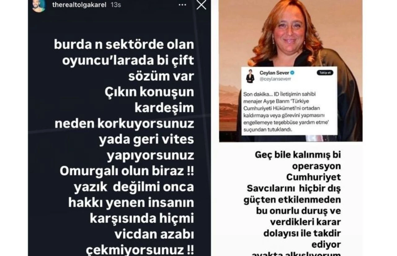 Ayşe Barım tutuklanmasının ardından Tolga Karel kendini tutamadı: Geç kalınmış bir operasyon - 3. Resim