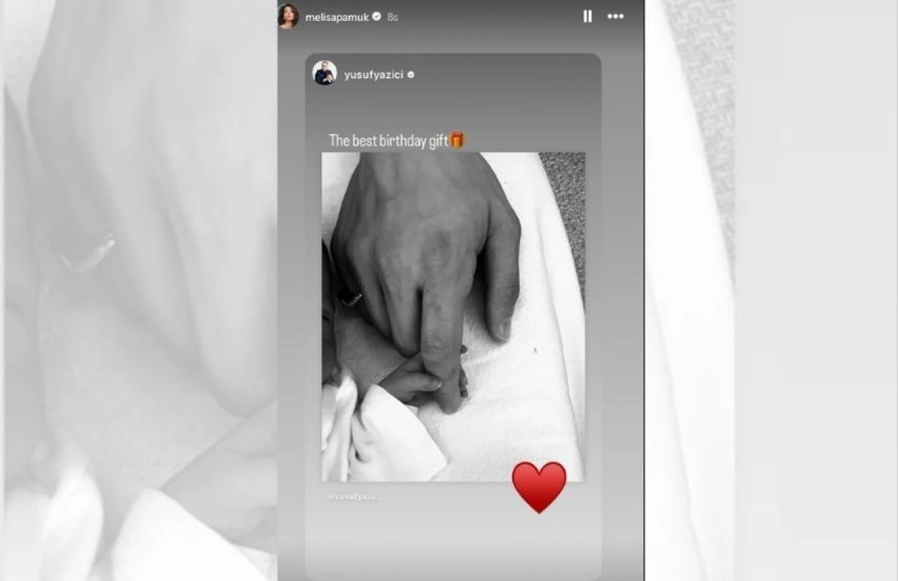 Melisa Aslı Pamuk, eşi Yusuf Yazıcı'nın doğum gününde anne oldu - 1. Resim