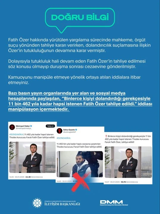 Son dakika | Thodex kurucusu Faruk Fatih Özer için tahliye kararı - 4. Resim