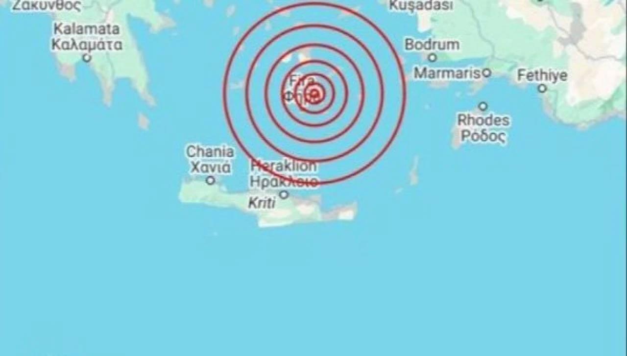 Ege Denizi'nde peş peşe şiddetli depremler! - 2. Resim