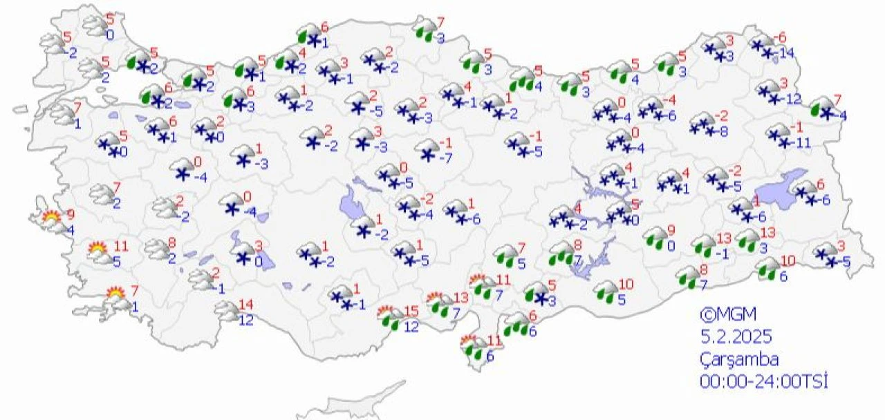 4 Şubat okullar tatil mi? Kar yağışı uyarısı verildi - 2. Resim