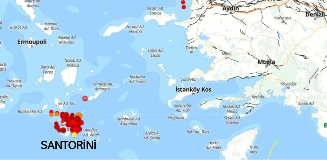 Ege Denizi'nde depremler sürüyor: Miçotakis'ten olağanüstü toplantı: Okullar tatil, etkinlikler iptal - 1. Resim