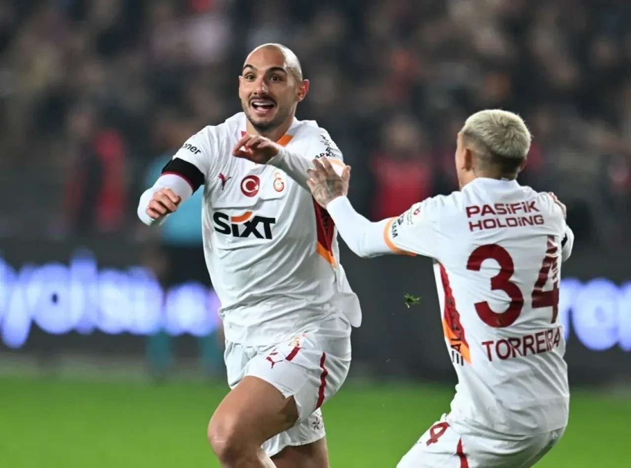 Gaziantep Galatasaray maçı kaç kaç bitti? Ahmed Kutucu ilk maçında siftah yaptı - 1. Resim