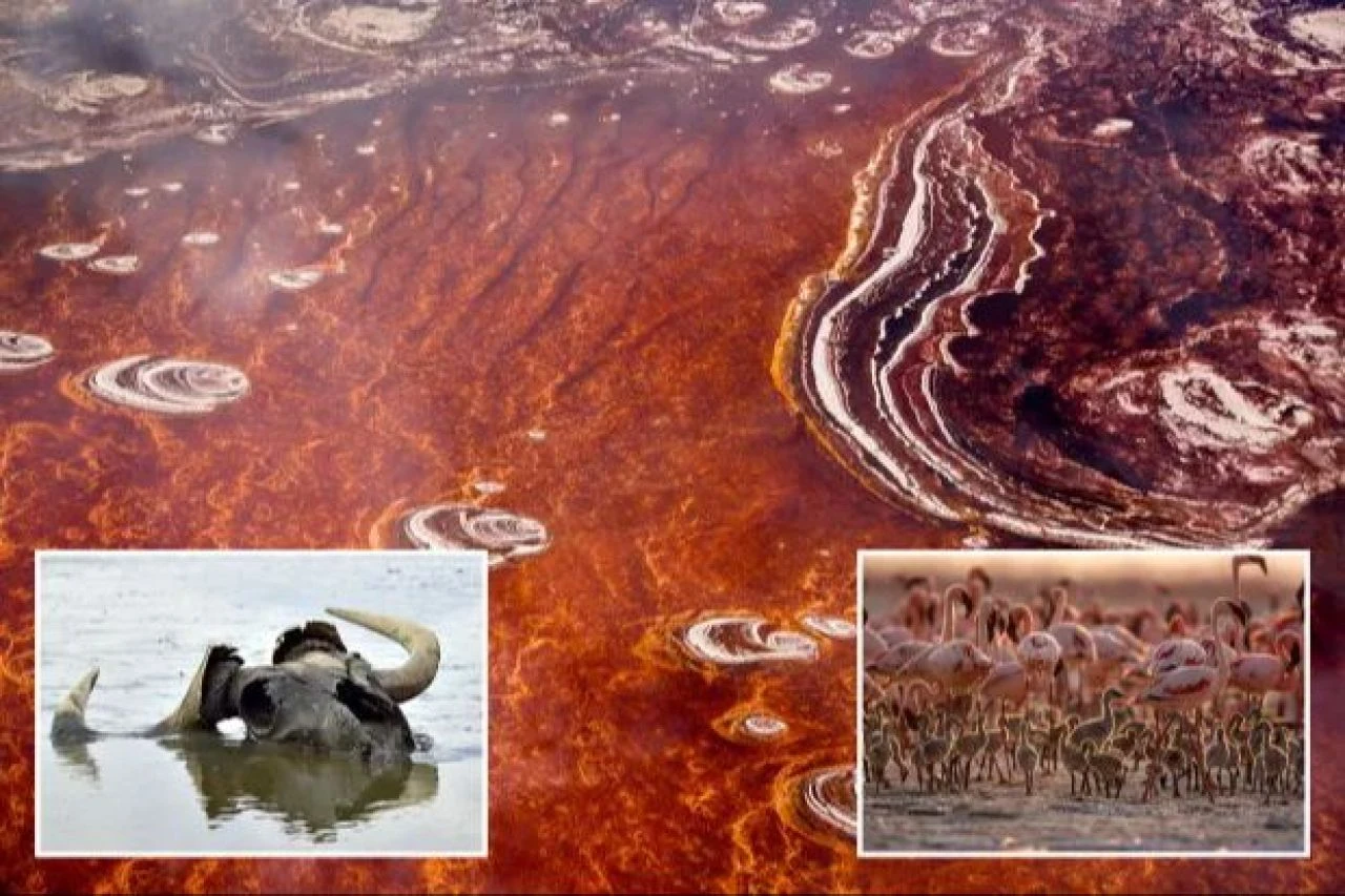 Pembe Natron Gölü'ne yağan 'hayalet' yağmur! Dünyanın en ölümcüllerinden biri, hayvanları taşa dönüştürüyor