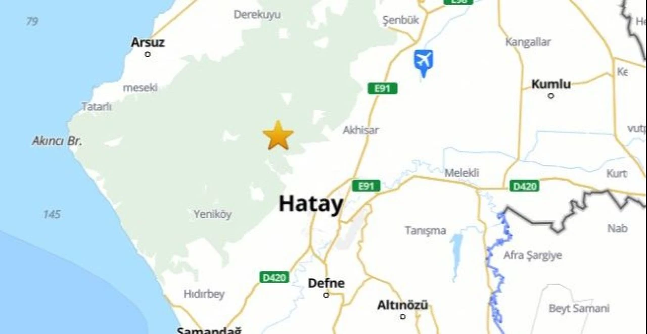 Son dakika | Hatay'da deprem oldu: Kandilli Rasathanesi'nden açıklama