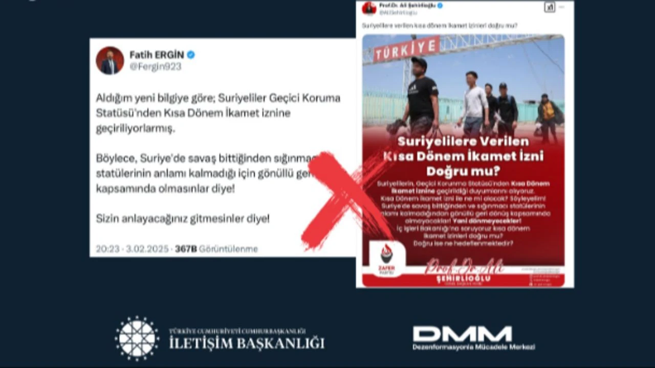 İletişim Başkanlığı&#039;ndan Suriyelilerle ilgili iddialara yalanlama