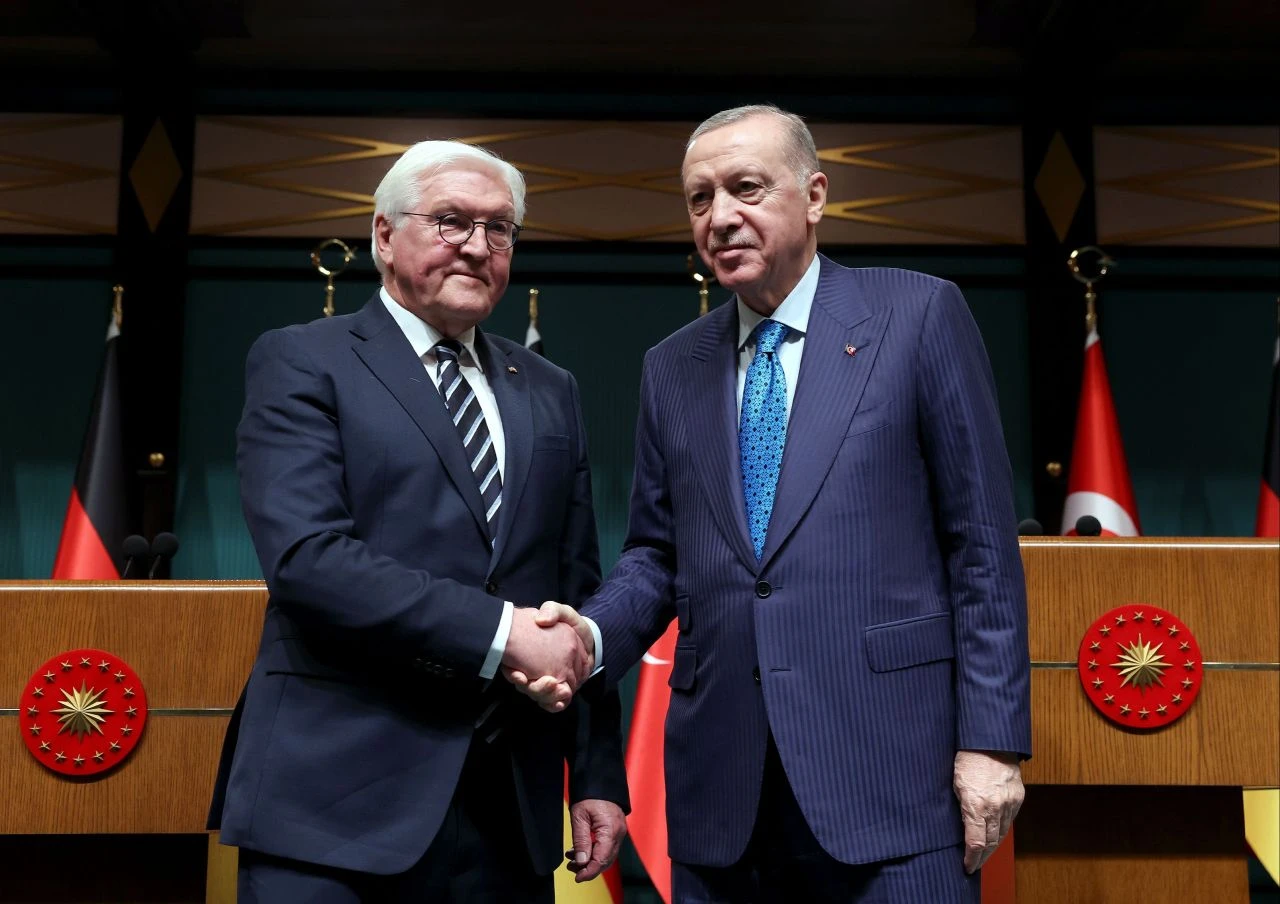 Son dakika | Cumhurbaşkanı Erdoğan Almanya Cumhurbaşkanı FrankWalter Steinmeier'le görüştü!