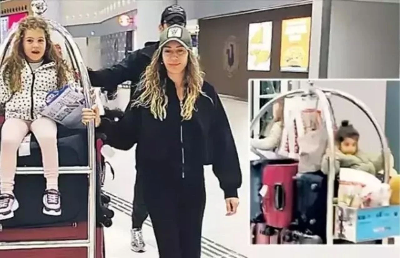 Sinem Kobal ile Kenan İmirzalıoğlu'nun kızları ilk kez görüntülendi - 1. Resim