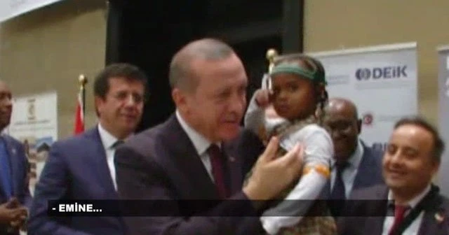 ‘Minik Erdoğan ve Emine’ye sevgi seli