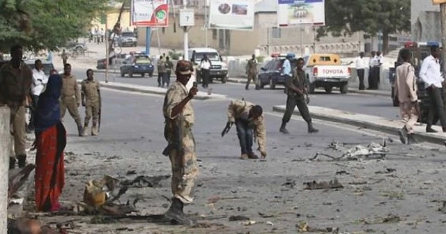 Somali'deki bombalı saldırıdan ilk görüntüler