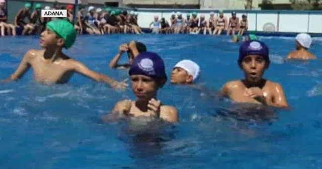 Boğulmalara önlem seyyar havuz