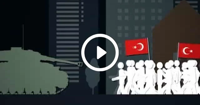 Darbe teşebbüsü animasyon oldu