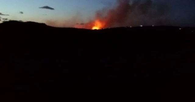Fransa'da korkutan yangın