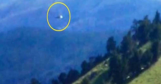 Helikopter düşmeden dakikalar önce görüntülendi