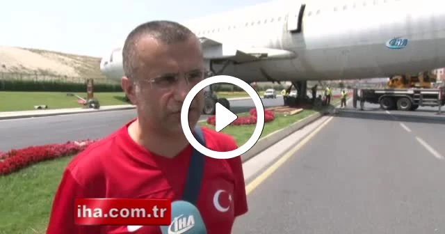 Uçak trafiğe çıktı