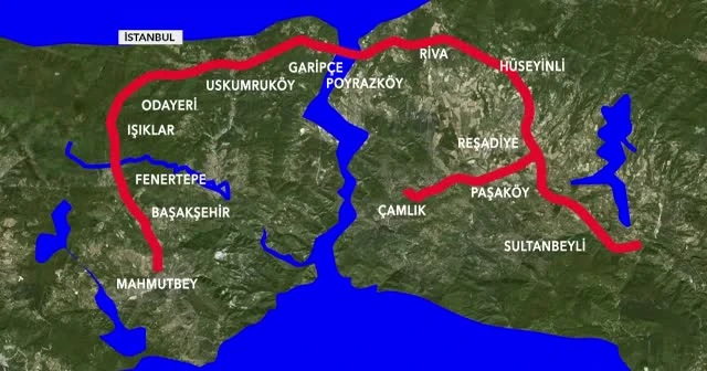3. Köprünün güzergahı belli oldu