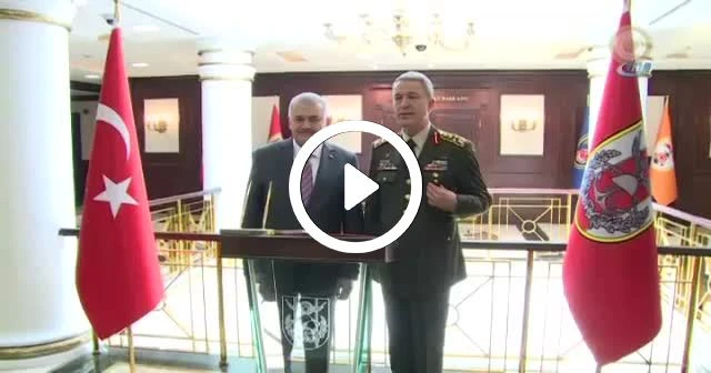 Başbakan’dan Genelkurmay’a geçmiş olsun ziyareti