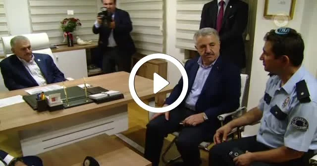 Başbakan Yıldırım’dan Polis Merkezine ziyaret