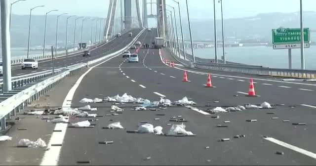 Osmangazi Köprüsü’nde kaza, 1 polis şehit