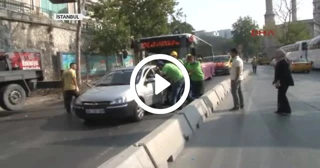 Polisim deyip silah çekti