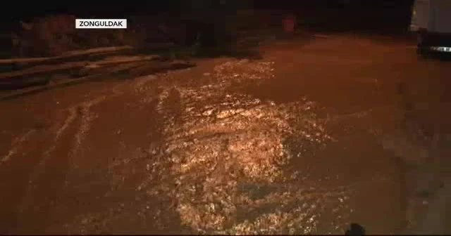 Zonguldak'ta sağanak sel getirdi