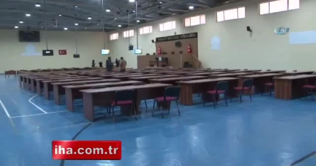 76 sanıklı FETÖ davası spor salonunda görülecek