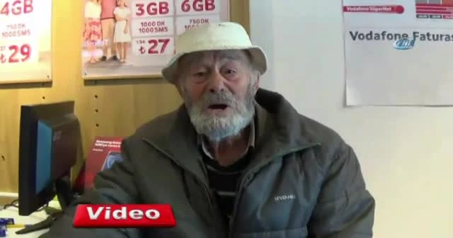 90'lık dede telefon faturasını görünce bayıldı