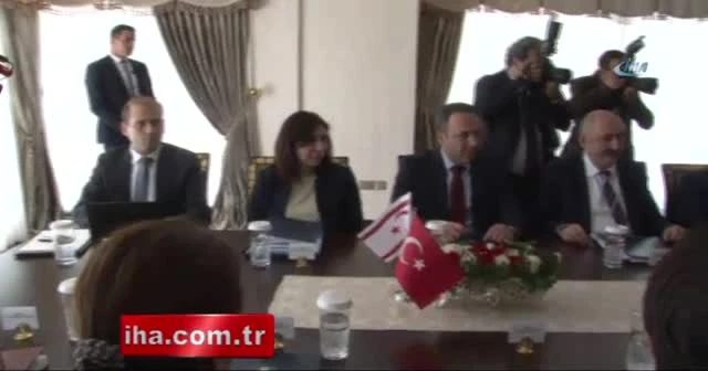 Akıncı ile Çavuşoğlu heyetler arası görüşmelere başladı